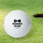 Custom Best Man Groomsman Wedding Golf Balls<br><div class="desc">Personalise the name for your best man,  groomsman or any other wedding party guest. Designed by Thisisnotme©</div>