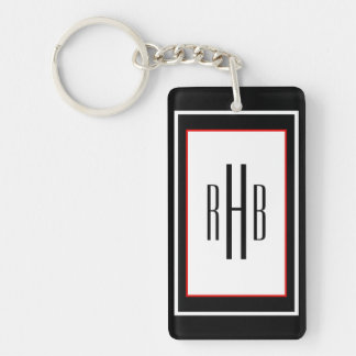 Custom Best Man Monogram Keychain