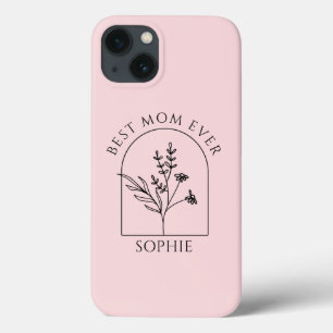 Custom Best Mom Ever Mothers day gift for mom iPhone 13 Case
