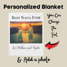 Custom Best Nana Ever Photo 
