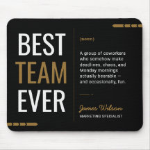 Custom Best Team Ever Definition for Coworkers
