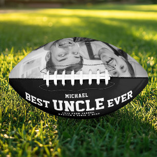 Custom BEST UNCLE EVER Modern Cool Family Photo American Football