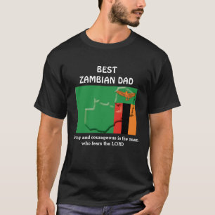 Custom BEST ZAMBIAN DAD T-Shirt