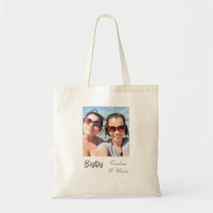 Custom Bestie Tote Bag with Personalised Photo