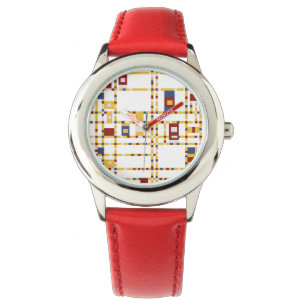 Custom Bezel with Red Hearts Watch