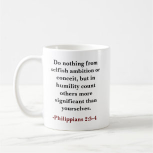 Custom bible verse Christian Coffee Mug