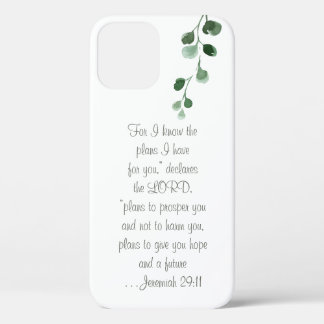 Custom Bible Verse Floral Shabby Chic Phone Case