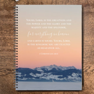 Custom Bible Verse | Swiss Alps Prayer Journal