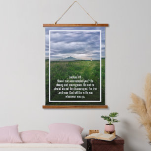 Custom bible verses quotes and personalised word hanging tapestry