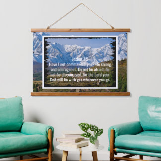 Custom bible verses quotes and personalised word hanging tapestry