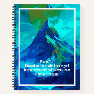 Custom bible verses quotes and personalised word  notebook