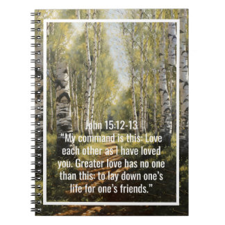 Custom bible verses quotes and personalised word notebook