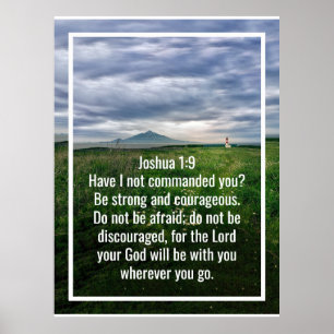 Custom bible verses quotes and personalised word poster
