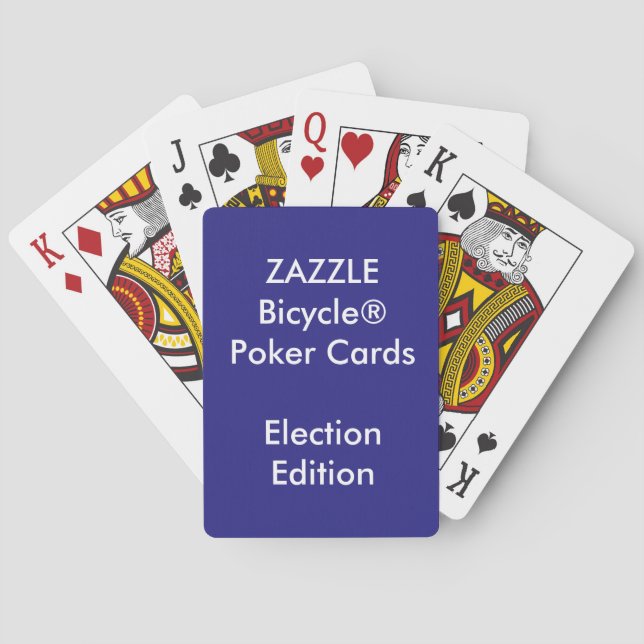 Custom Bicycle® Poker Playing Cards ELECTION (Back)