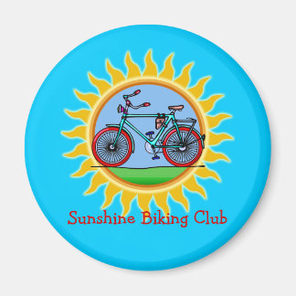 Custom Bicycling Club Logo Wear Magnet