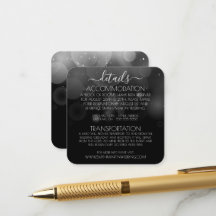 Custom Big Bubbles Bokeh Black Details
