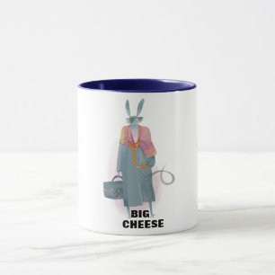 custom big cheese funny doctor medical pun humour mug