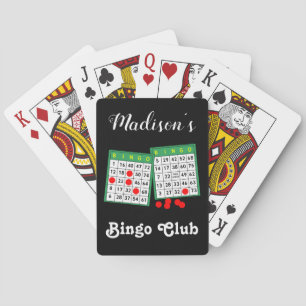 Custom Bingo Players Personalised Name Playing Cards