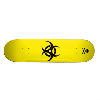Custom Bio Hazard Skateboard Deck