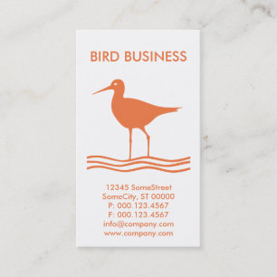 custom bird business card