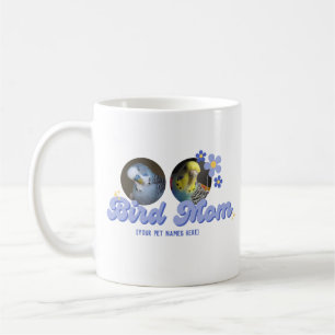 Custom "Bird Mum" Photo & Name Mug - Personalised