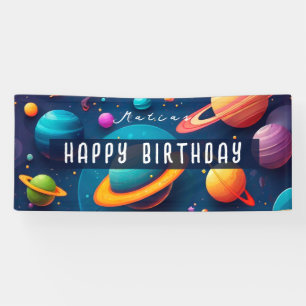 Custom birthday banner