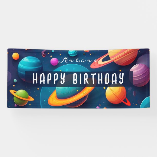 Custom birthday banner (Horizontal)