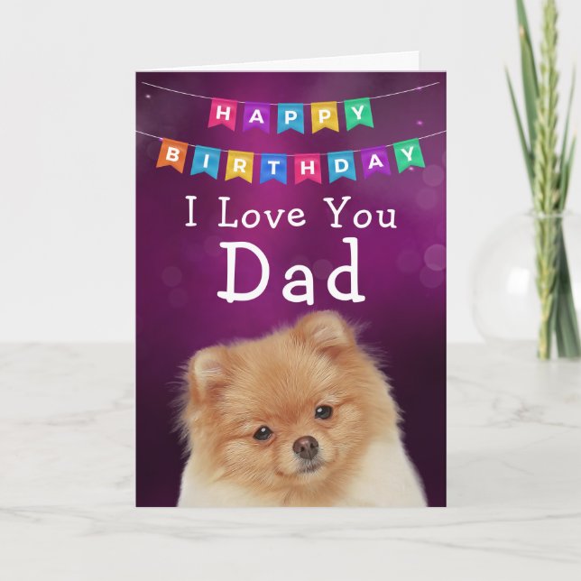 Custom Birthday Card Best Dad Ever (Front)