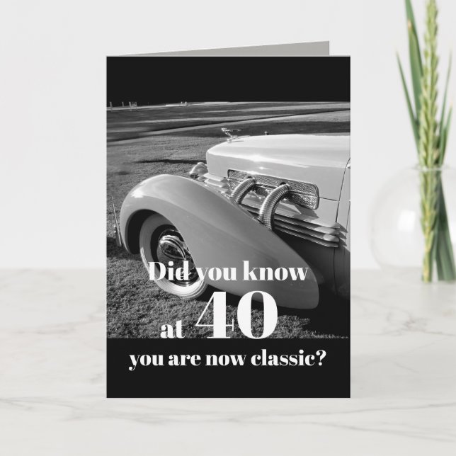 custom Birthday card humour personalise any age (Front)