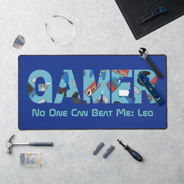 Custom Birthday Father's Day Gifts for Gamers Desk Mat (Workstation)