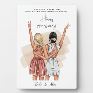 Custom Birthday Friends portrait - Laboca Plaque