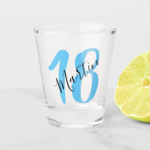 Custom Birthday Gift 18th 21st 40th 50th S Shot Glass