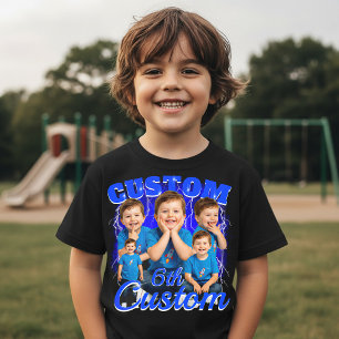 Custom birthday gift bootleg for your Kid 90s Tri-Blend Shirt