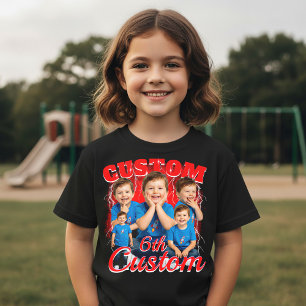 Custom birthday gift bootleg for your Kid 90s Tri-Blend Shirt