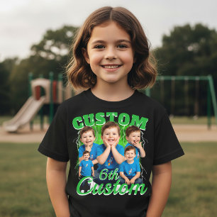 Custom birthday gift bootleg for your Kid 90s Tri-Blend Shirt