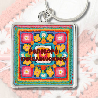 Custom Birthday Gifts for Crocheters Mum Grandma Key Ring