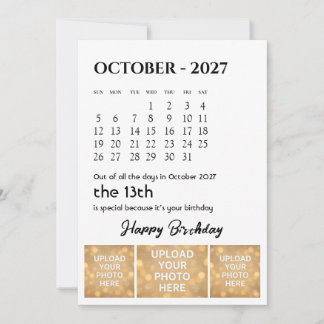 Custom Birthday Greeting Card