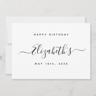 Custom  Birthday  Holiday Card