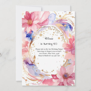 Custom Birthday Invitation