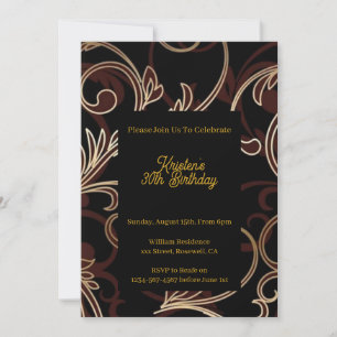 Custom Birthday Invitation