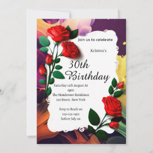 Custom Birthday Invitation