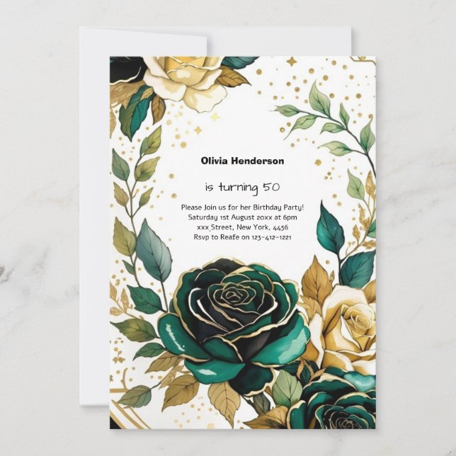 Custom Birthday Invitation (Front)