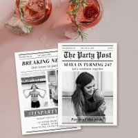 Custom Birthday Newspaper Magazine Cover
