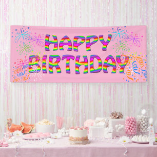 Custom Birthday Party for Her Banner