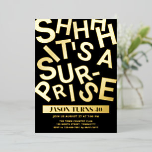 Custom Birthday Party Invite, Jumbled Surprise