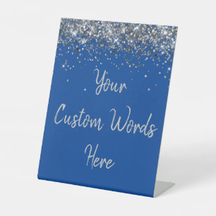 Custom Birthday Party Personalised Your Text Here  Pedestal Sign