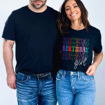 Custom Birthday Party Team Squad Or Crew Matching T-Shirt<br><div class="desc">Elevate the birthday festivities with our Custom Birthday Party Team Squad Or Crew Matching T-Shirt, specially designed for the birthday girl and her entourage. The birthday girl shirt takes centre stage, adorned with a festive design that declares her the queen of the celebration. It's not just a shirt; it's a...</div>