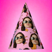 Custom Birthday, Photo, Face, Pattern, Party Decor
