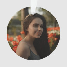 Custom Birthday Photo Keepsake Ornament