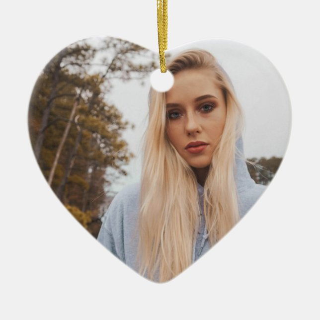 Custom Birthday Photo Ornaments – Keepsakes (Front)